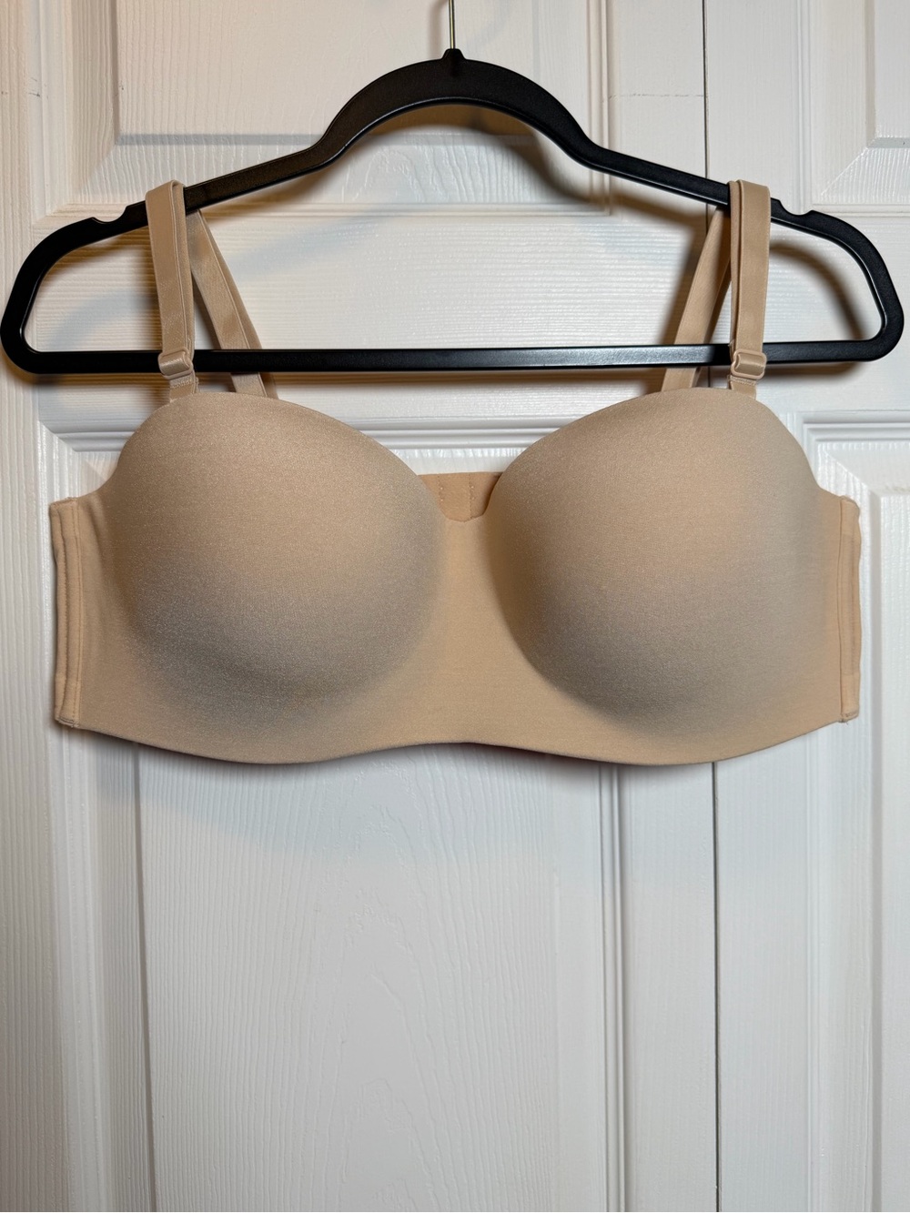 PINK Victoria’s Secret Nude Strapless Push-Up Bra XXL NWT Convertible - Picture 1 of 9